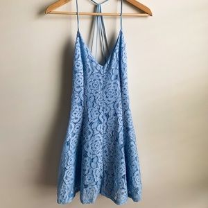 Altar’d State Sky blue lace strappy dress